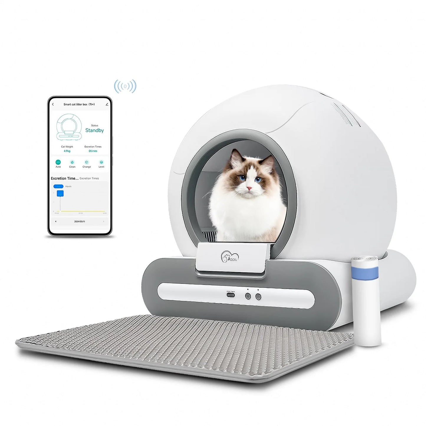 Maison Intelligente Semi-Fermée pour Chat - SoraPets