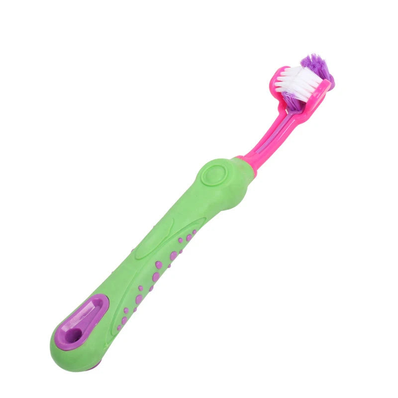 Brosse à Dents Trois Faces pour Animaux - SoraPets