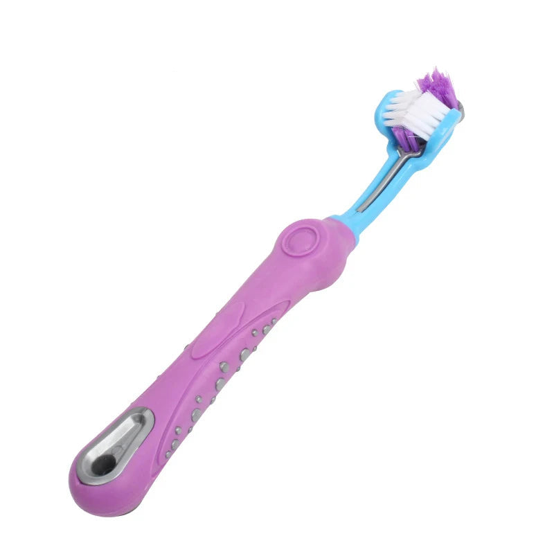 Brosse à Dents Trois Faces pour Animaux - SoraPets
