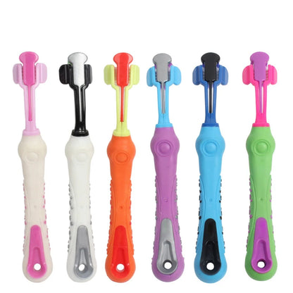 Brosse à Dents Trois Faces pour Animaux - SoraPets