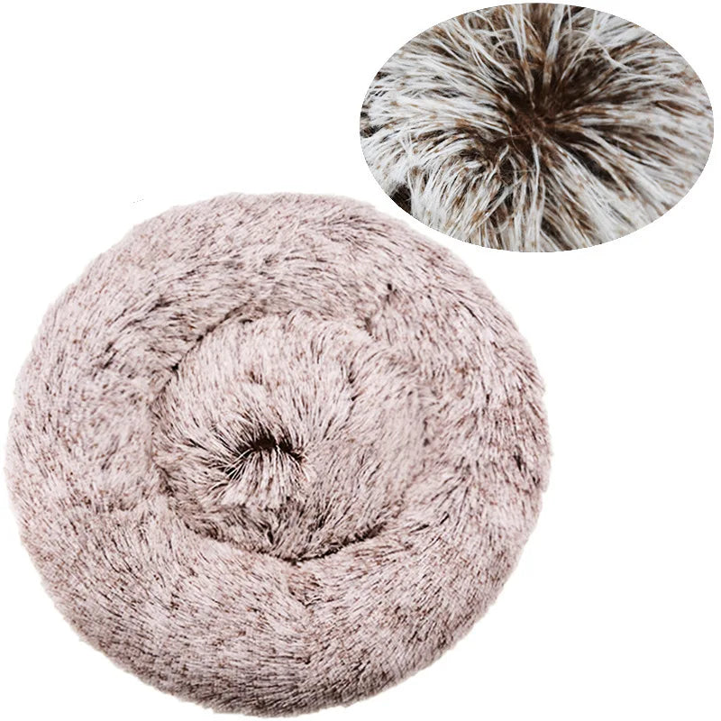 Lit Rond Douillet pour Animaux - SoraPets