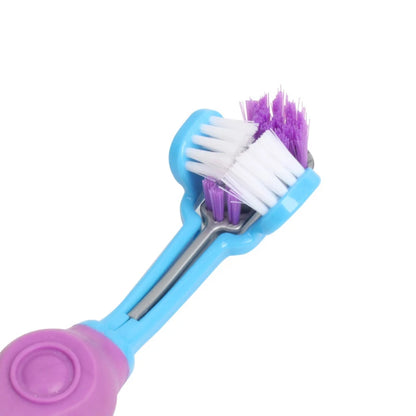 Brosse à Dents Trois Faces pour Animaux - SoraPets