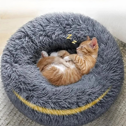 Lit Rond Douillet pour Animaux - SoraPets